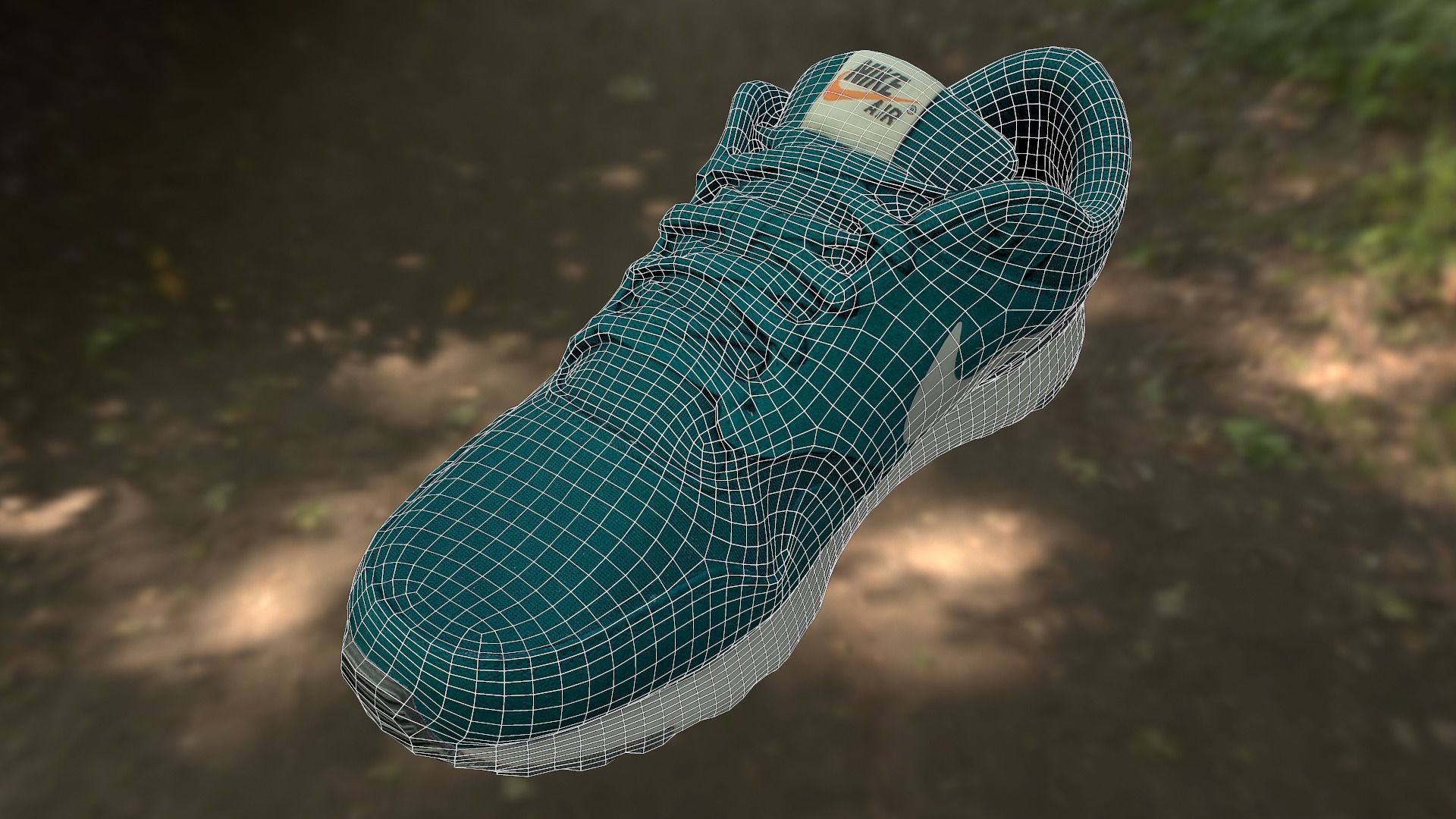 Nike shoe low poly 3D model Low-poly 3D model_7