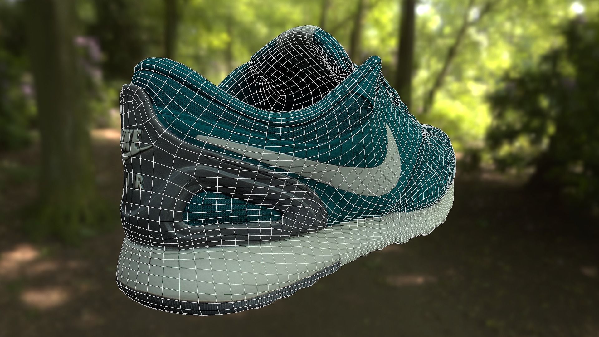 Nike shoe low poly 3D model Low-poly 3D model_8
