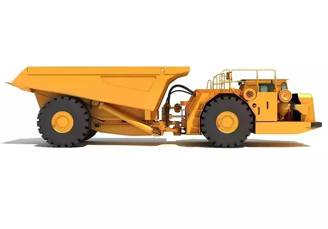 Articulated Mining Truck 3D model