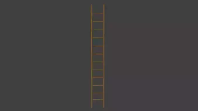 Wooden Ladder - Toon Outline