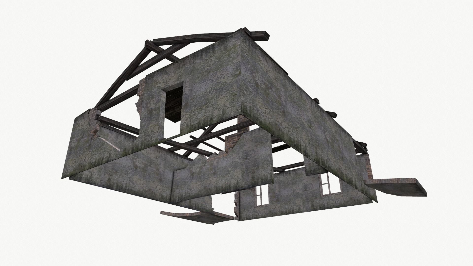 Old House 04 Low-poly 3D model_18