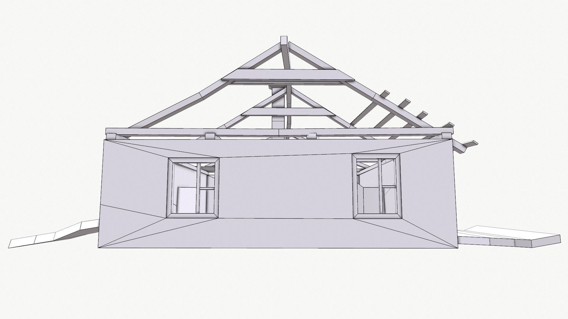 Old House 04 Low-poly 3D model_20