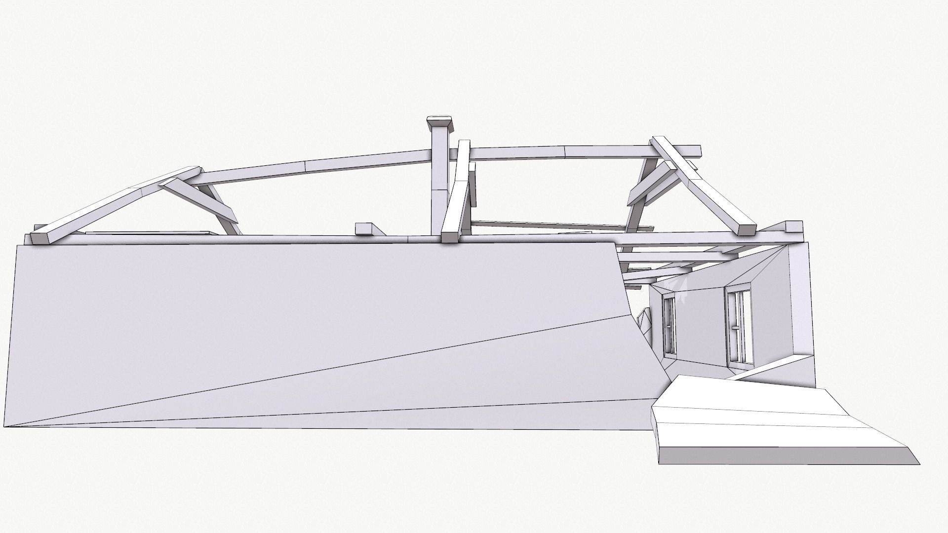 Old House 04 Low-poly 3D model_25