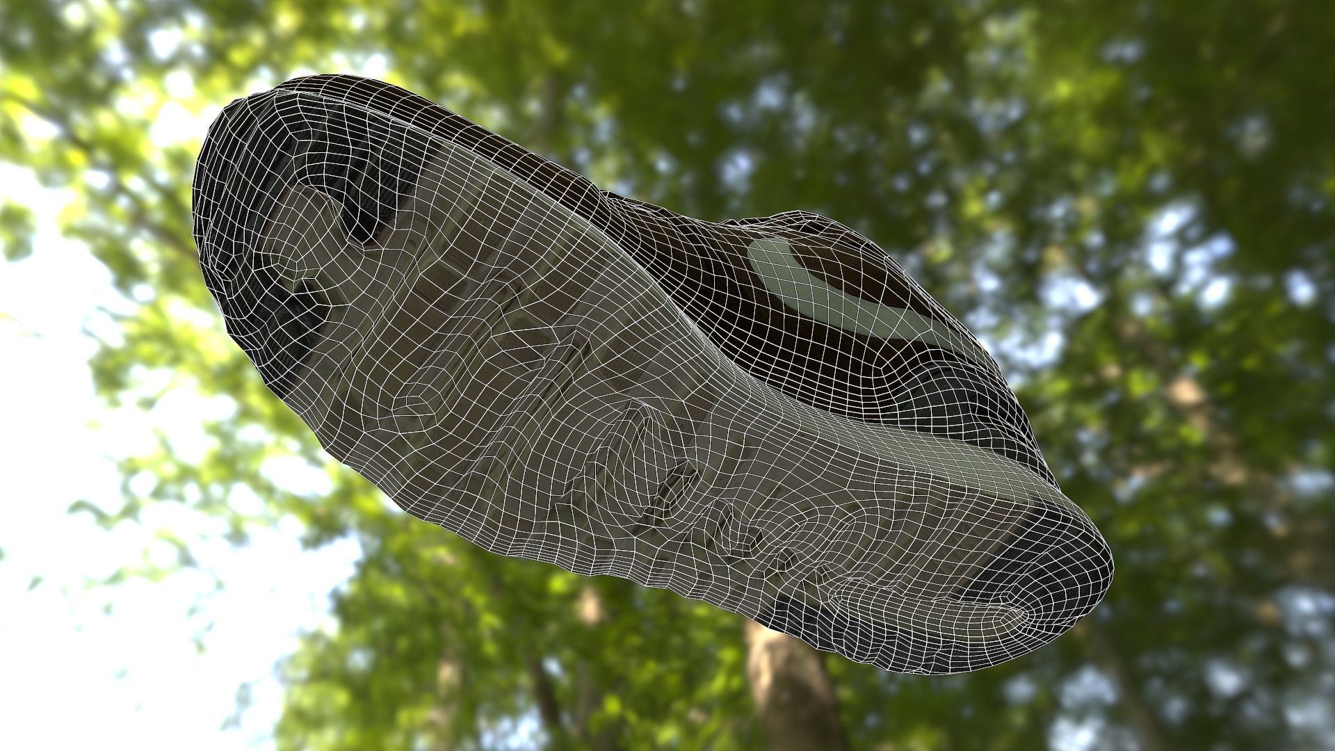 Nike shoe low poly 3D model Low-poly 3D model_13