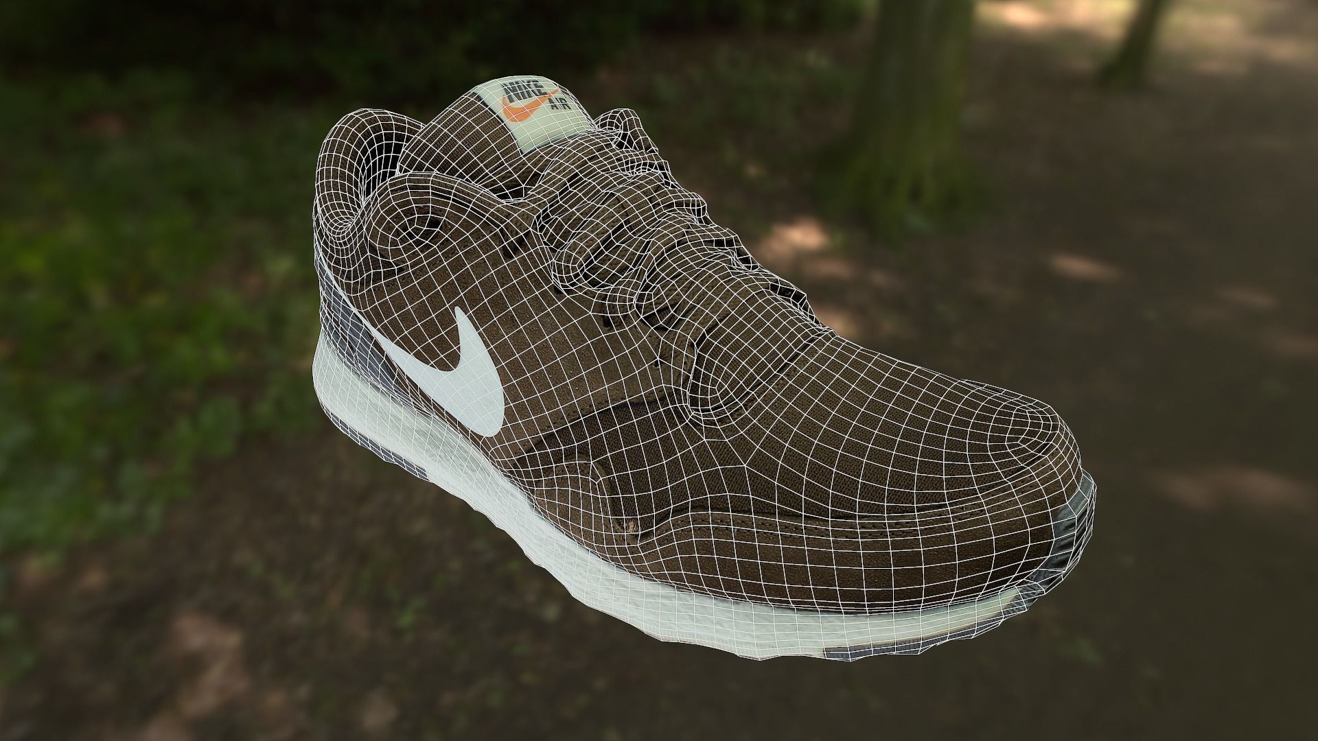 Nike shoe low poly 3D model Low-poly 3D model_7