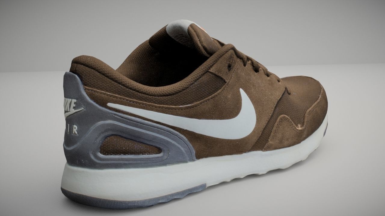 Nike shoe low poly 3D model Low-poly 3D model_2