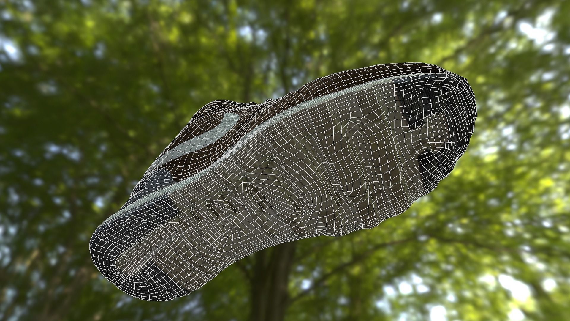 Nike shoe low poly 3D model Low-poly 3D model_12