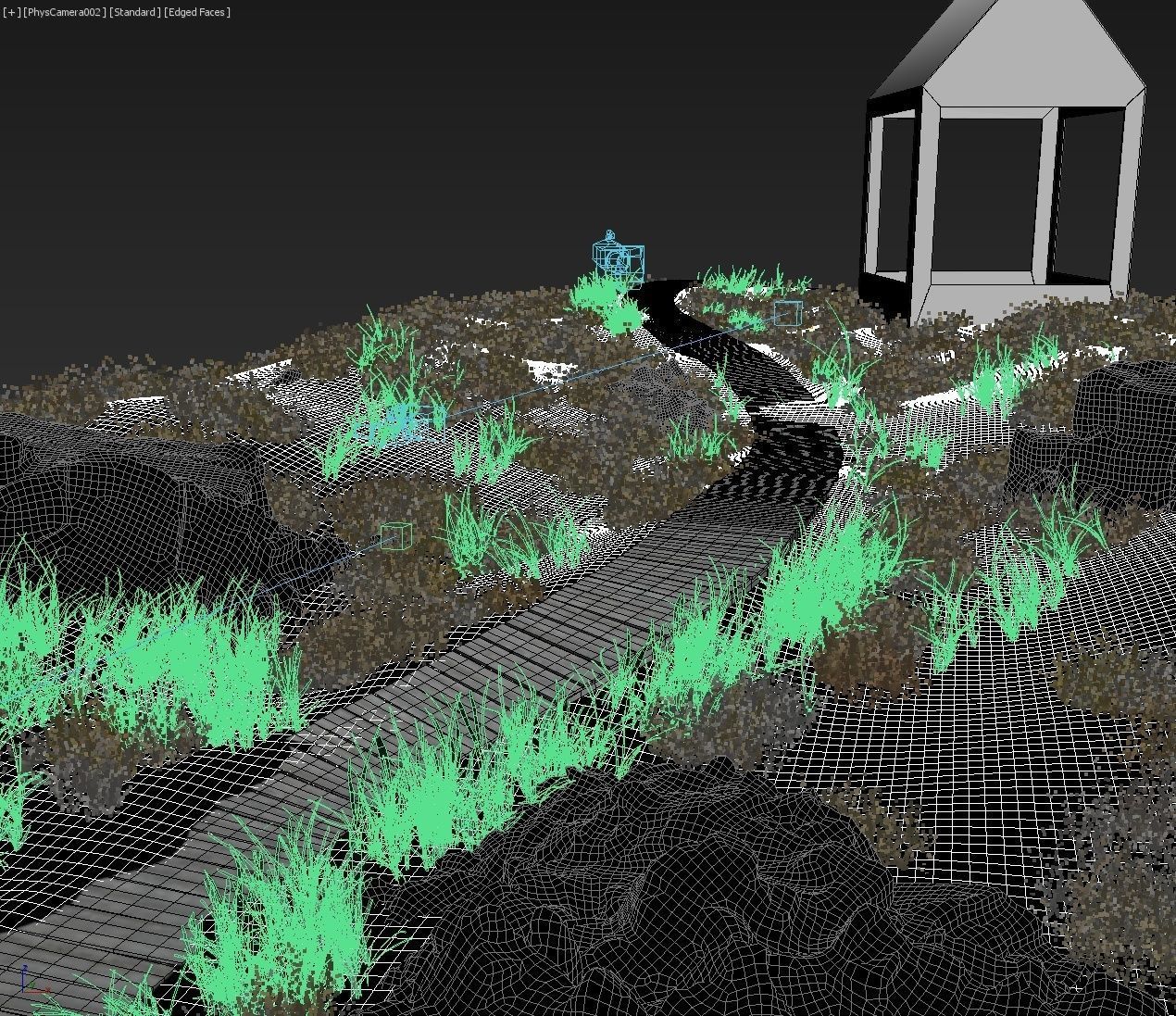 Beach scene A 3D model_6