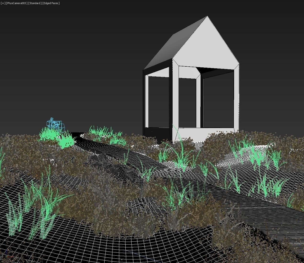 Beach scene A 3D model_8