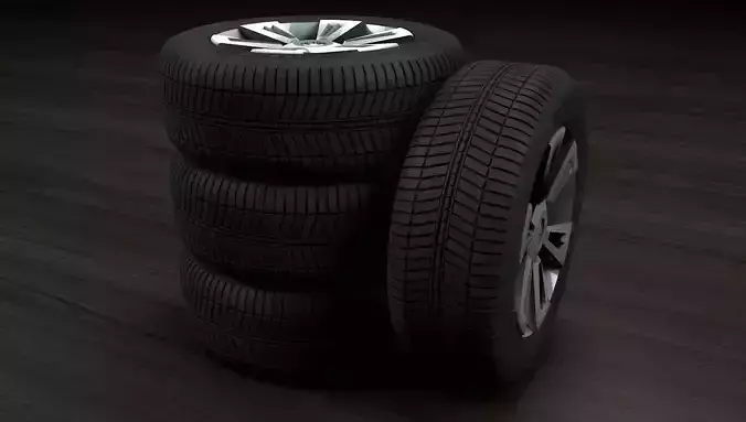 Tire Stack 3D model
