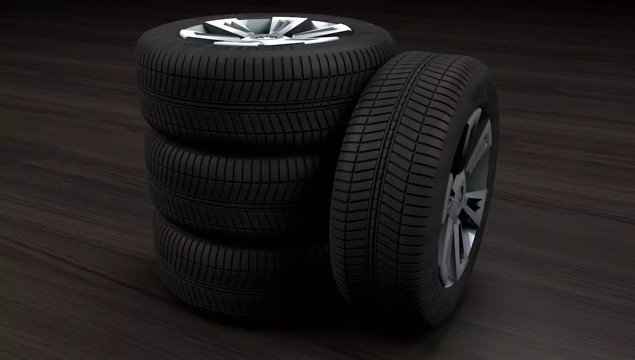 Tire Stack 3D model_0