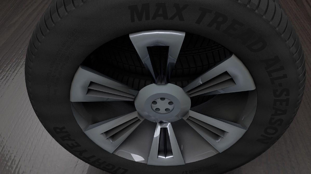 Tire Stack 3D model_2