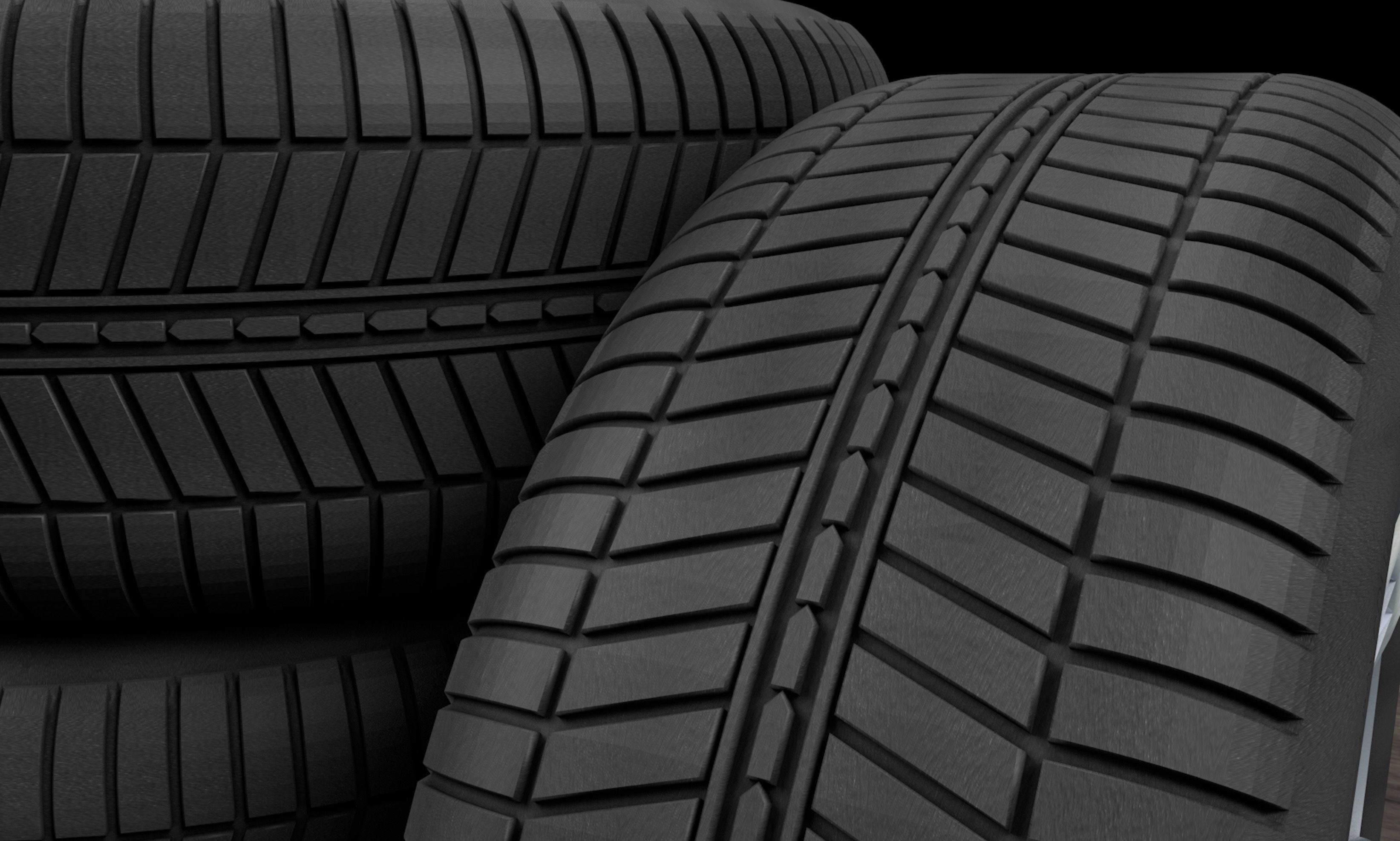 Tire Stack 3D model_3