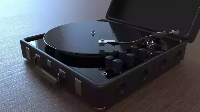 retro lp player