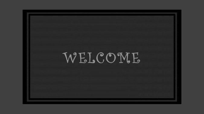 Welcome Doormat Low-poly 3D model