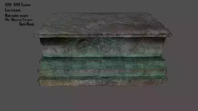 Tomb 2 stone bench