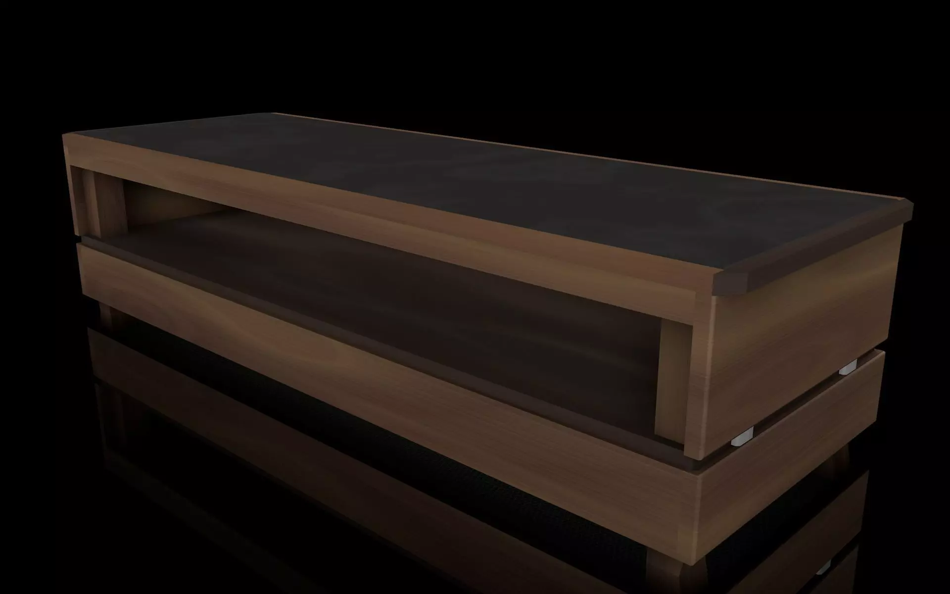 Estante tv stand Low-poly 3D model