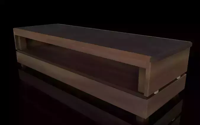 Estante tv stand Low-poly 3D model