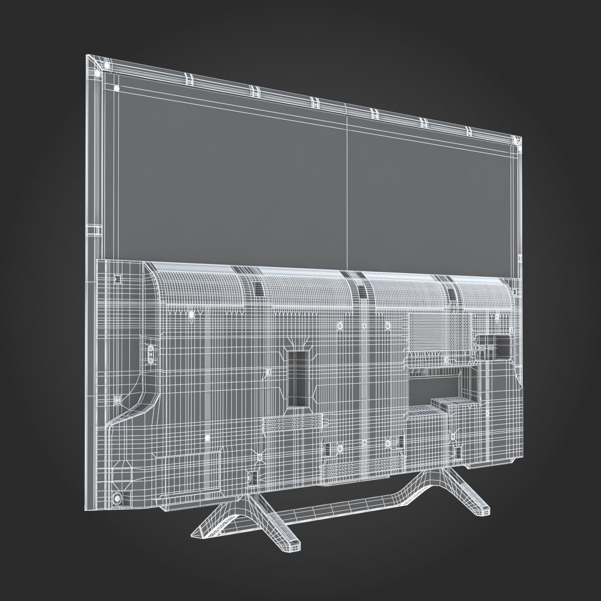 Sony X800E TV 3D model_20