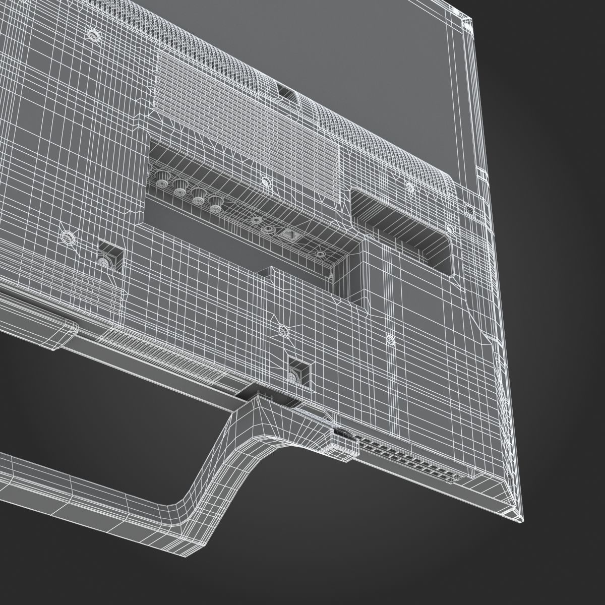 Sony X800E TV 3D model_23