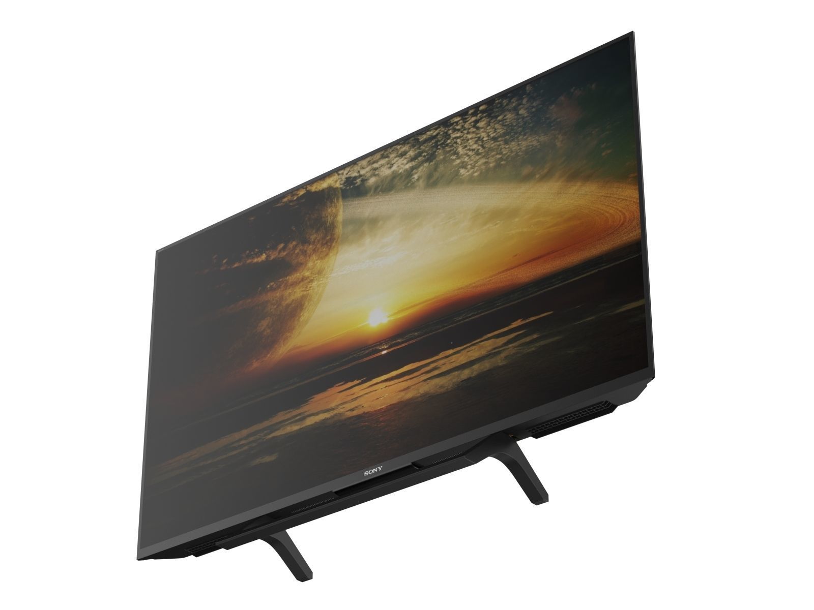 Sony X800E TV 3D model_8