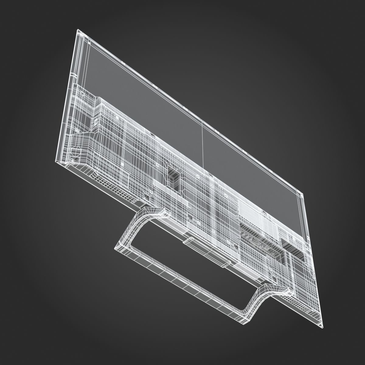 Sony X800E TV 3D model_19