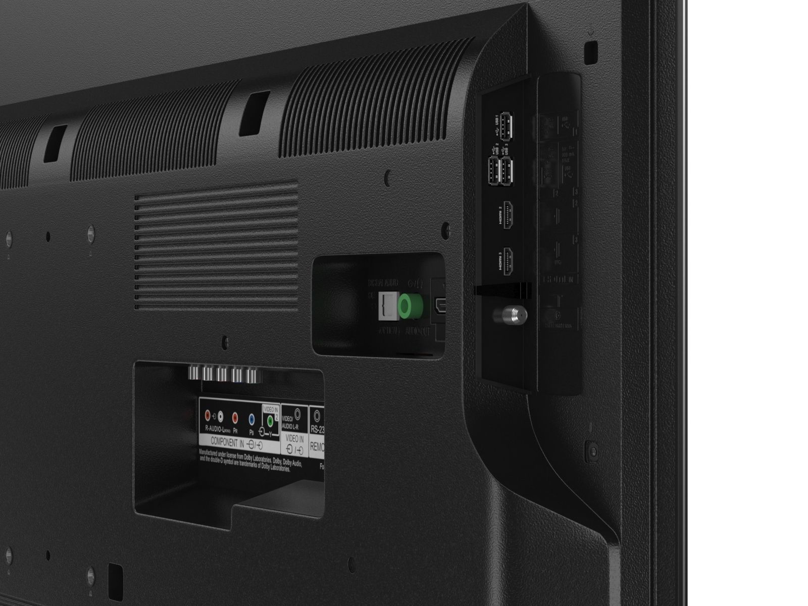 Sony X800E TV 3D model_12