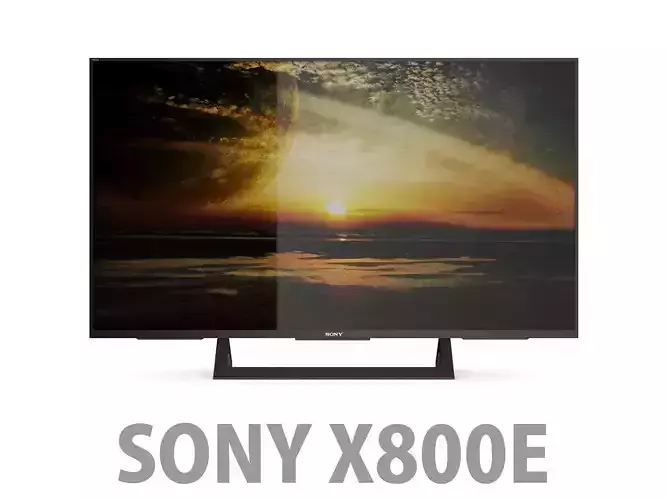 Sony X800E TV 3D model
