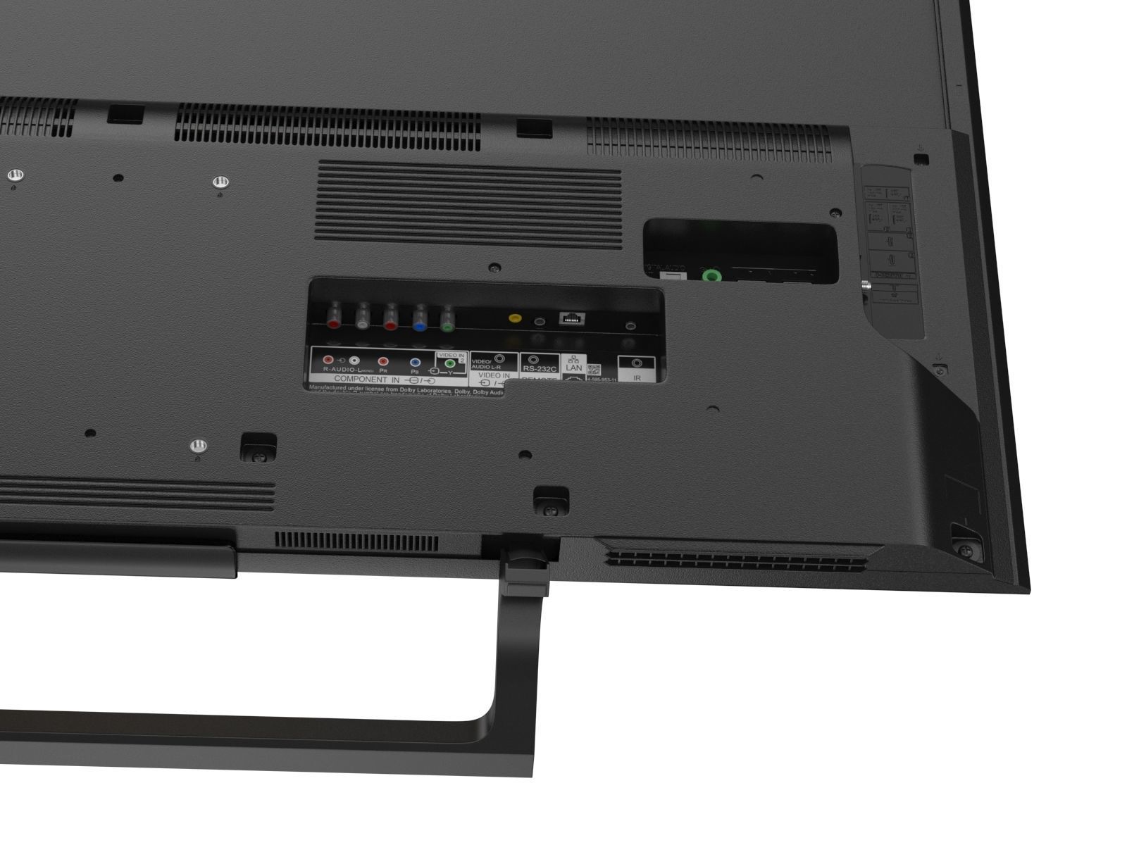 Sony X800E TV 3D model_14