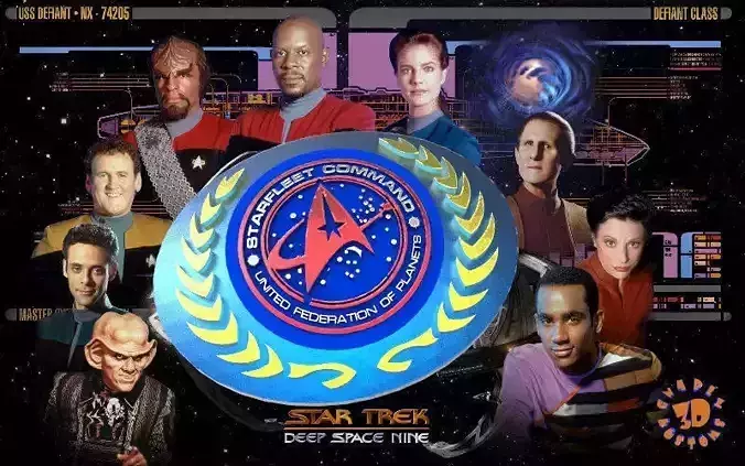 Starfleet Command Belt Buckle V 1and2 w2 Pt Epoxy Pouring Block