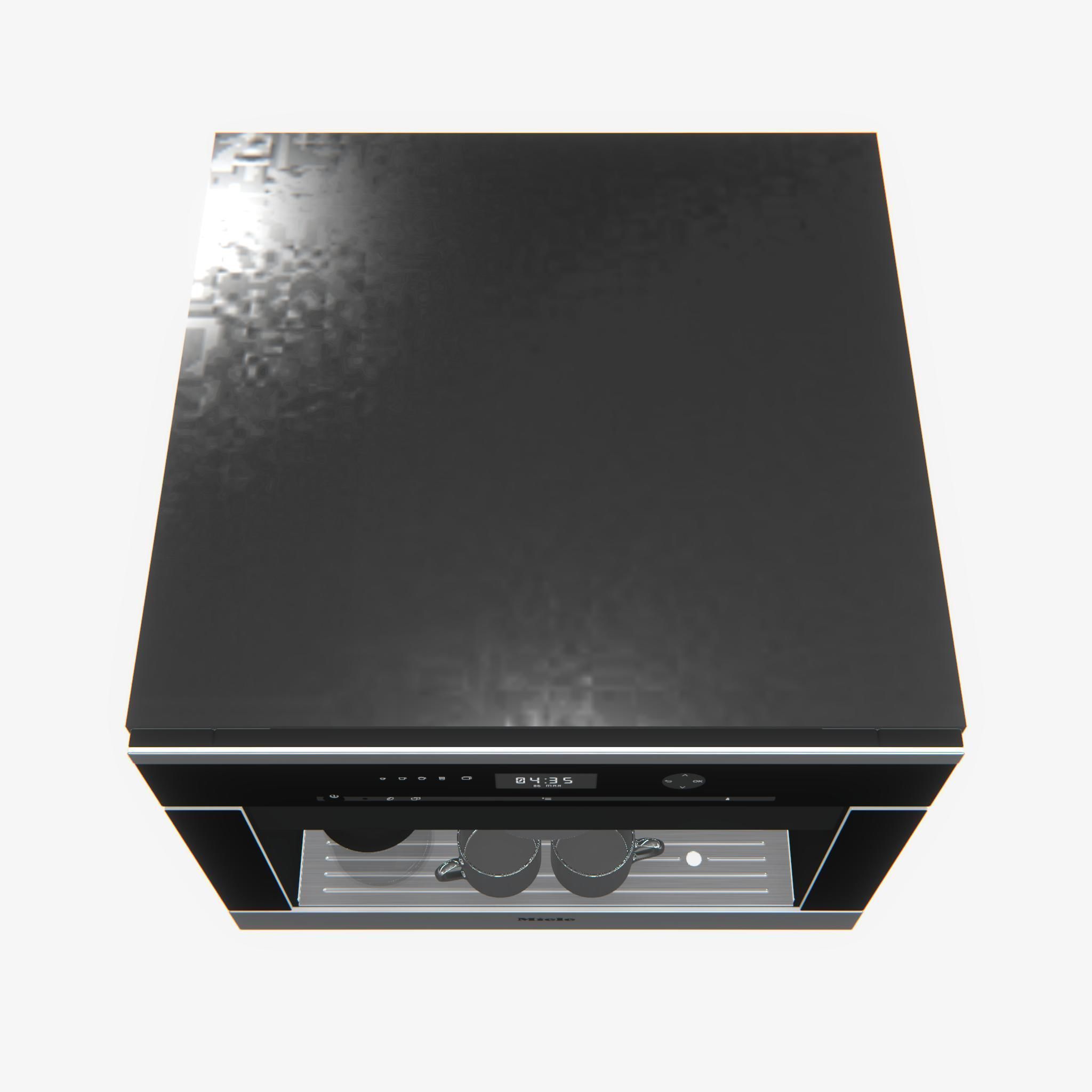 Highly detailed Coffee Machine Miele PBR 3D model_3