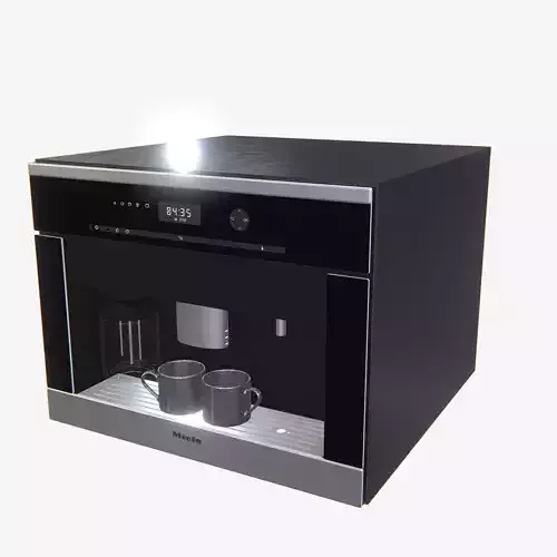 Highly detailed Coffee Machine Miele PBR
