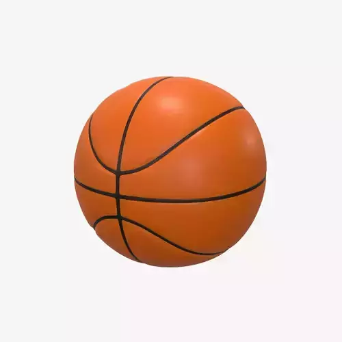 Highly detailed Basketball ball PBR
