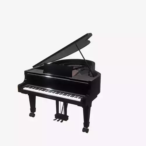Highly detailed Big Piano PBR
