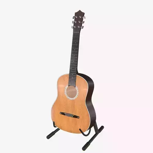 Highly detailed Acoustic Guitar PBR