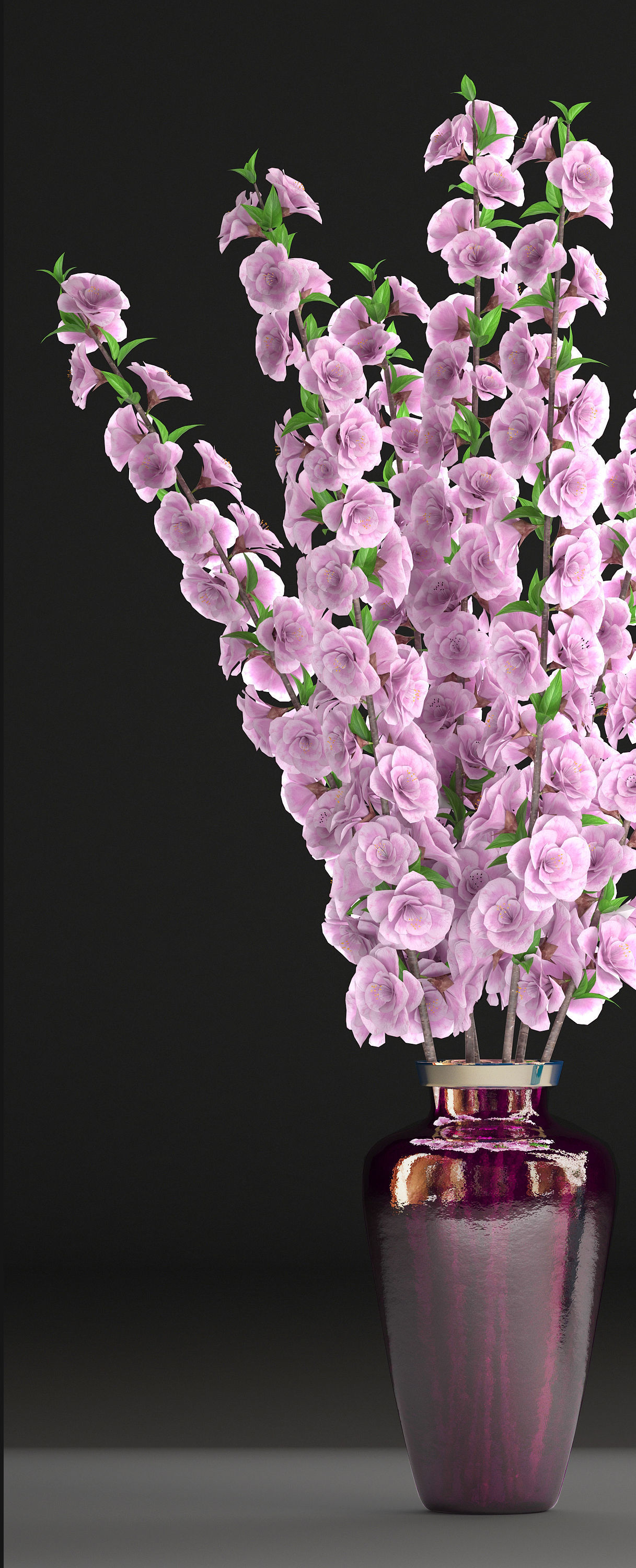 Sakura Bouquet 3D model_1