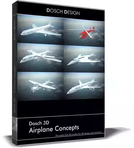 Dosch 3D - Airplane Concepts 3D model