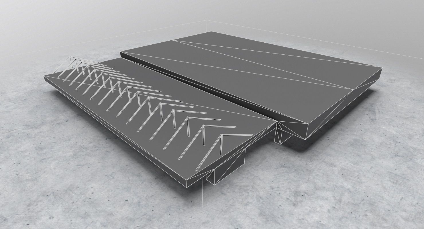 LIMC Hangar3 Low-poly 3D model_10
