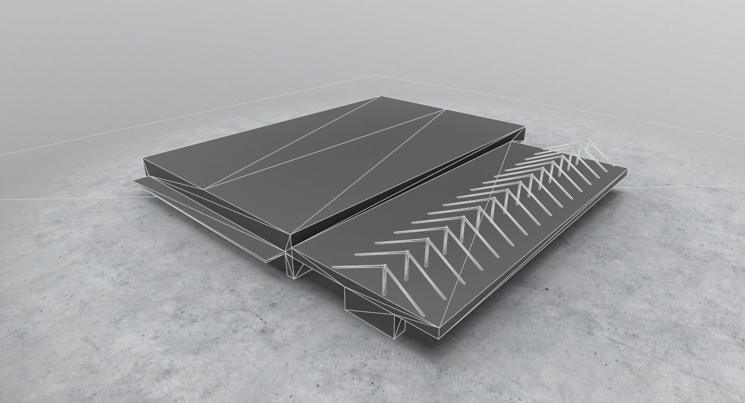 LIMC Hangar3 Low-poly 3D model_8