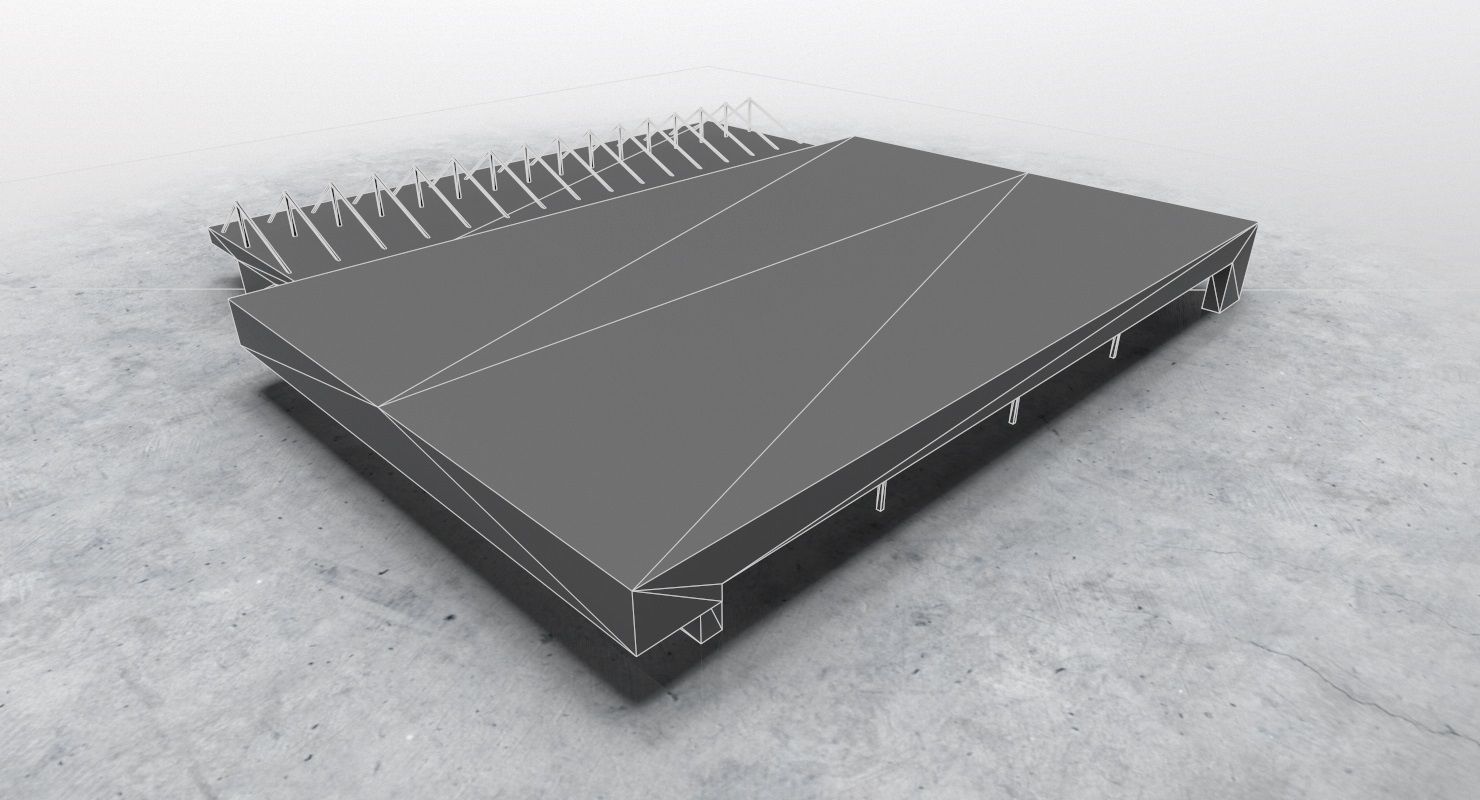 LIMC Hangar3 Low-poly 3D model_9