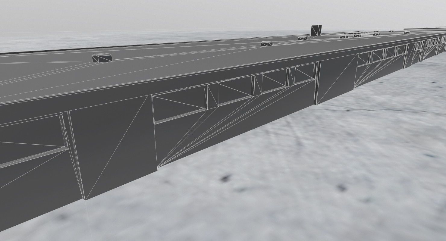 LIMC Hangars2 Low-poly 3D model_7