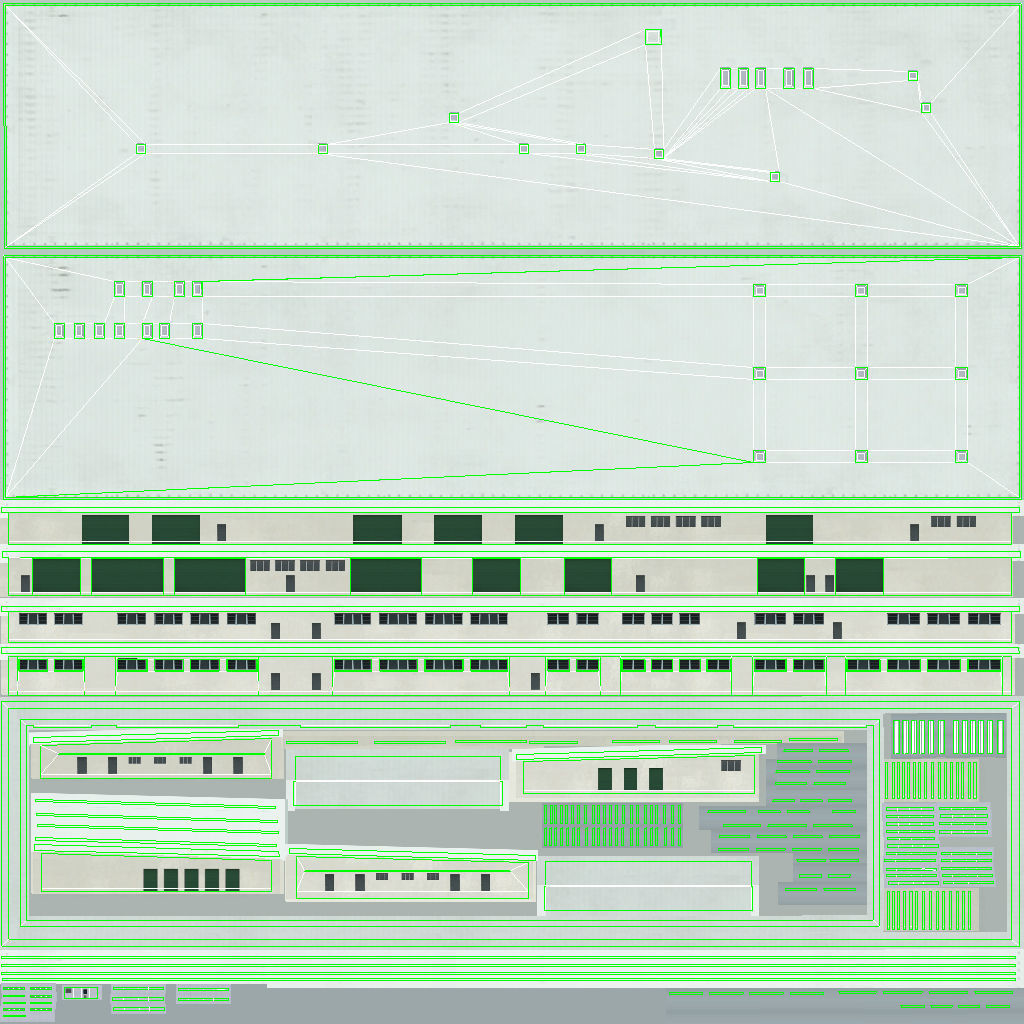LIMC Hangars2 Low-poly 3D model_11