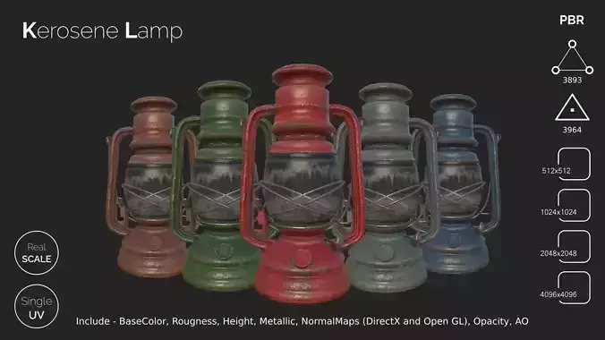 Old Kerosene Lamp
