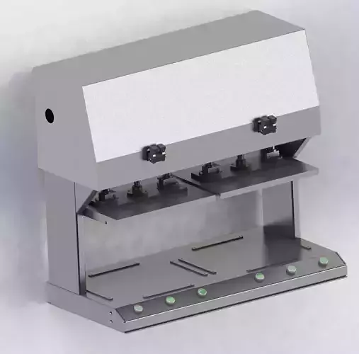 Double stations pressing machine