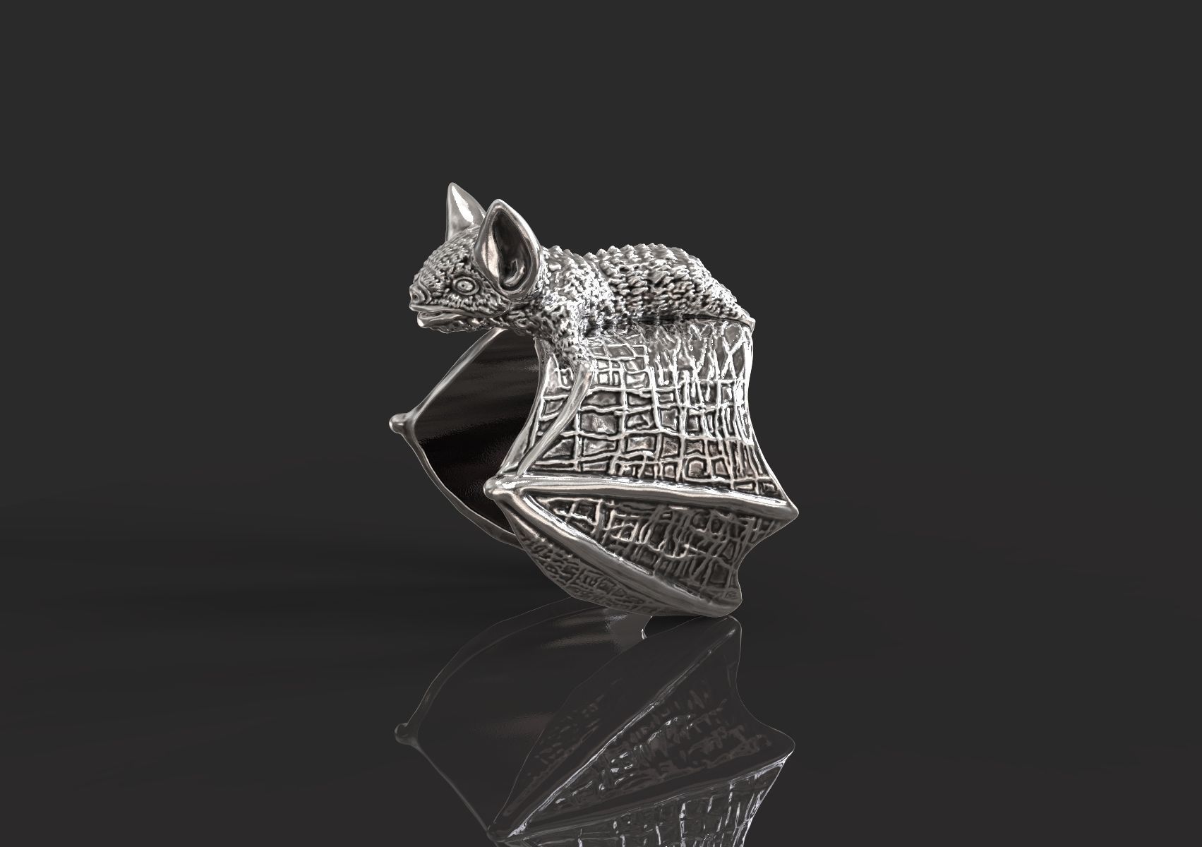 Ring of the Bat 3D print model_1
