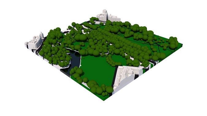 London city tile Level 2 block TQ2879 North East 3D model