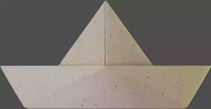 Paper Boat 3D model