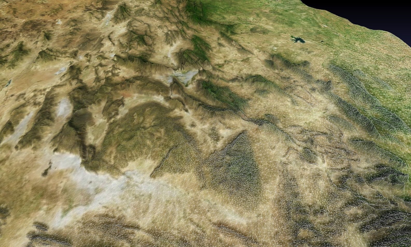 High detailed relief map of USA-Canada-Mexico 3D model_16