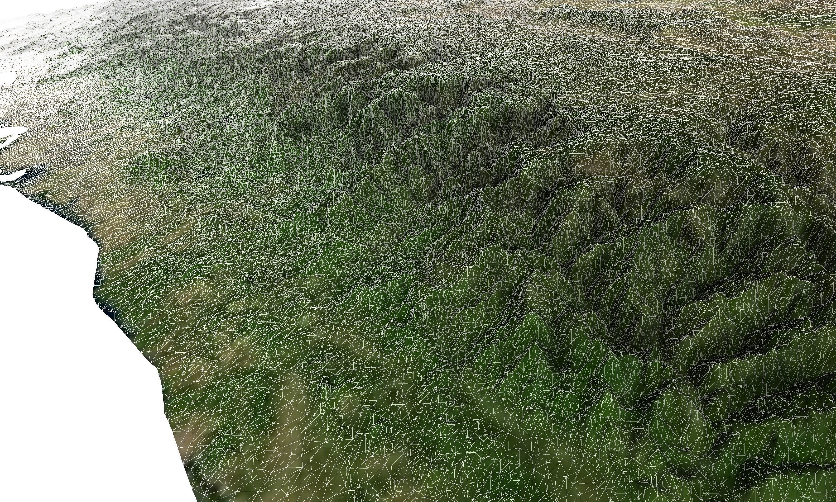 High detailed relief map of USA-Canada-Mexico 3D model_19