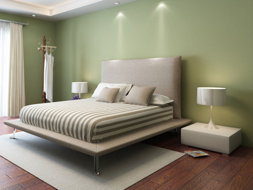 NATUZZI Modern bed a total of 11 3D model_8